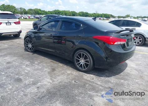 2012 Hyundai Elantra Limited из США, поврежденный, VIN 5NPDH4AE8CH118820